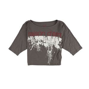 Heritage 1981 Womens Raison D'etre Crop Top Blouse, NWT